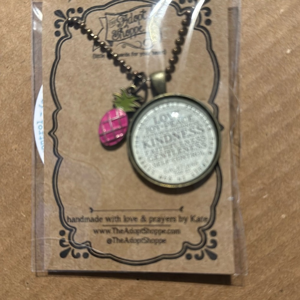 Handmade Scripture Necklace